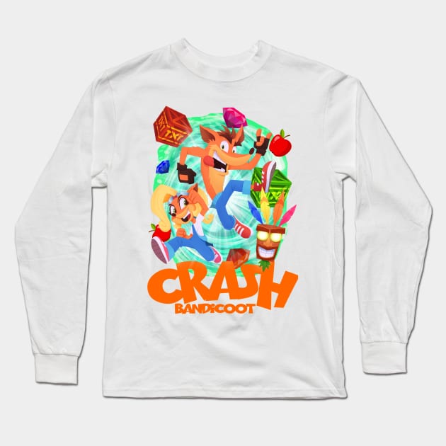 Crash is back Long Sleeve T-Shirt by T-shirt Factory